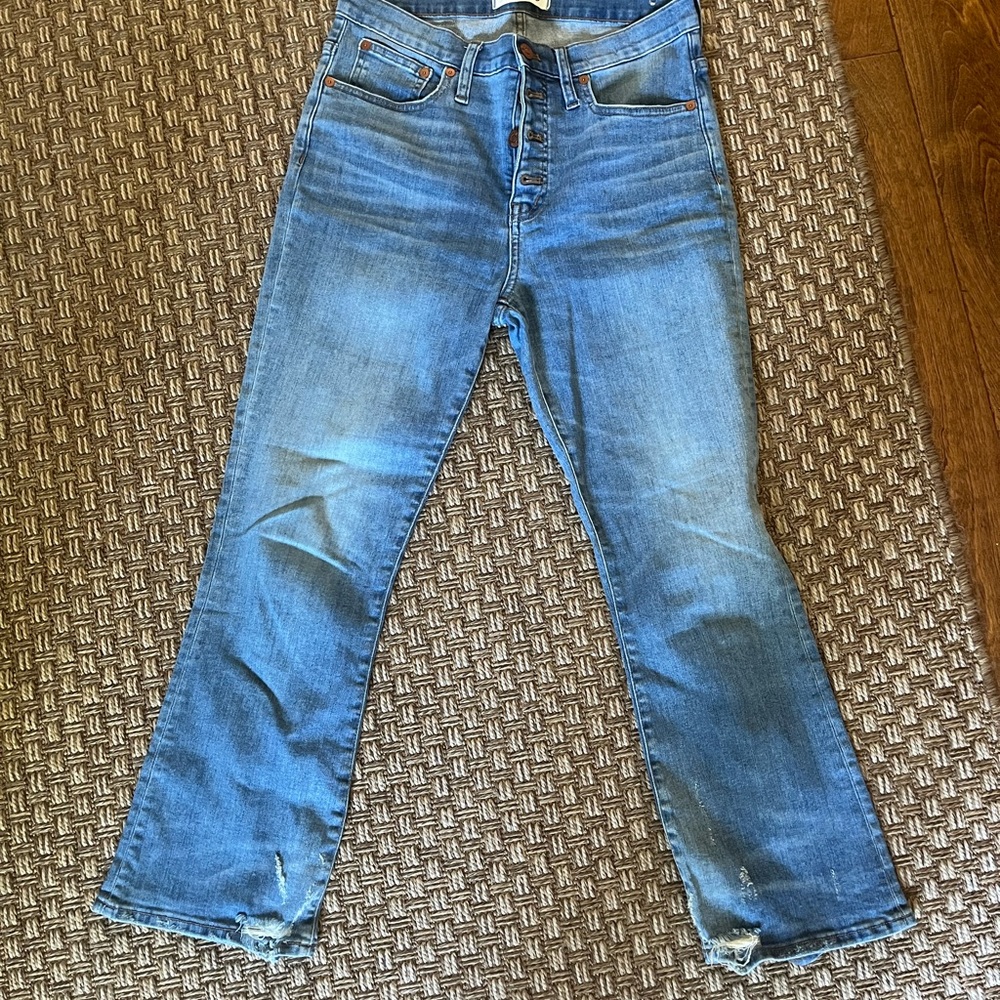 Madewell cropped jeans